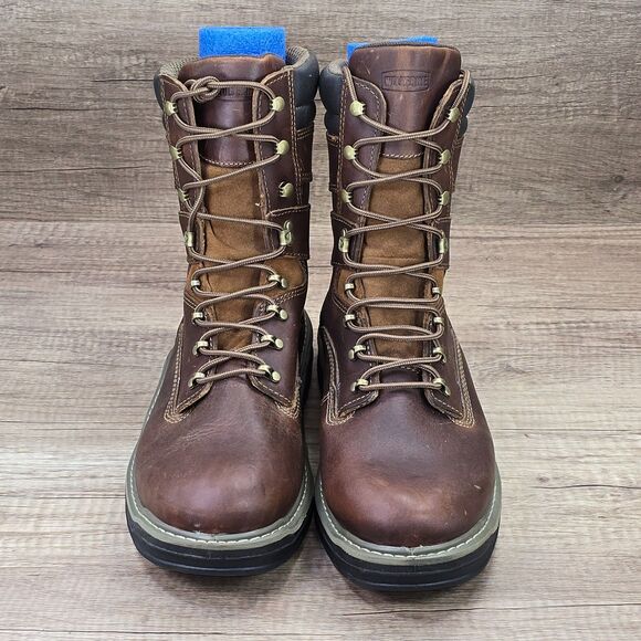 WOLVERINE Raider Contour Welt 8" Men's Size 13 EW Brown Work Boots (W02425) NEW - Picture 2 of 10